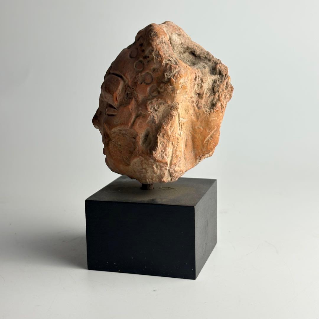 テラコッタ ラピタ 仏頭 ガンダーラ 仏教美術