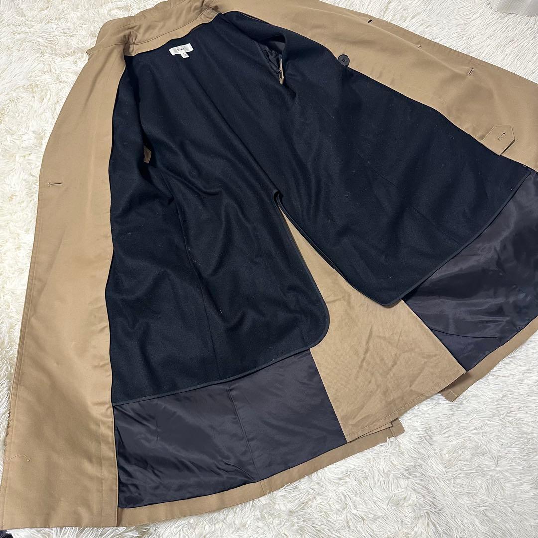 【最終価格】HYKE トレンチコートレギュラーライナー ベルト付き S ベージュ