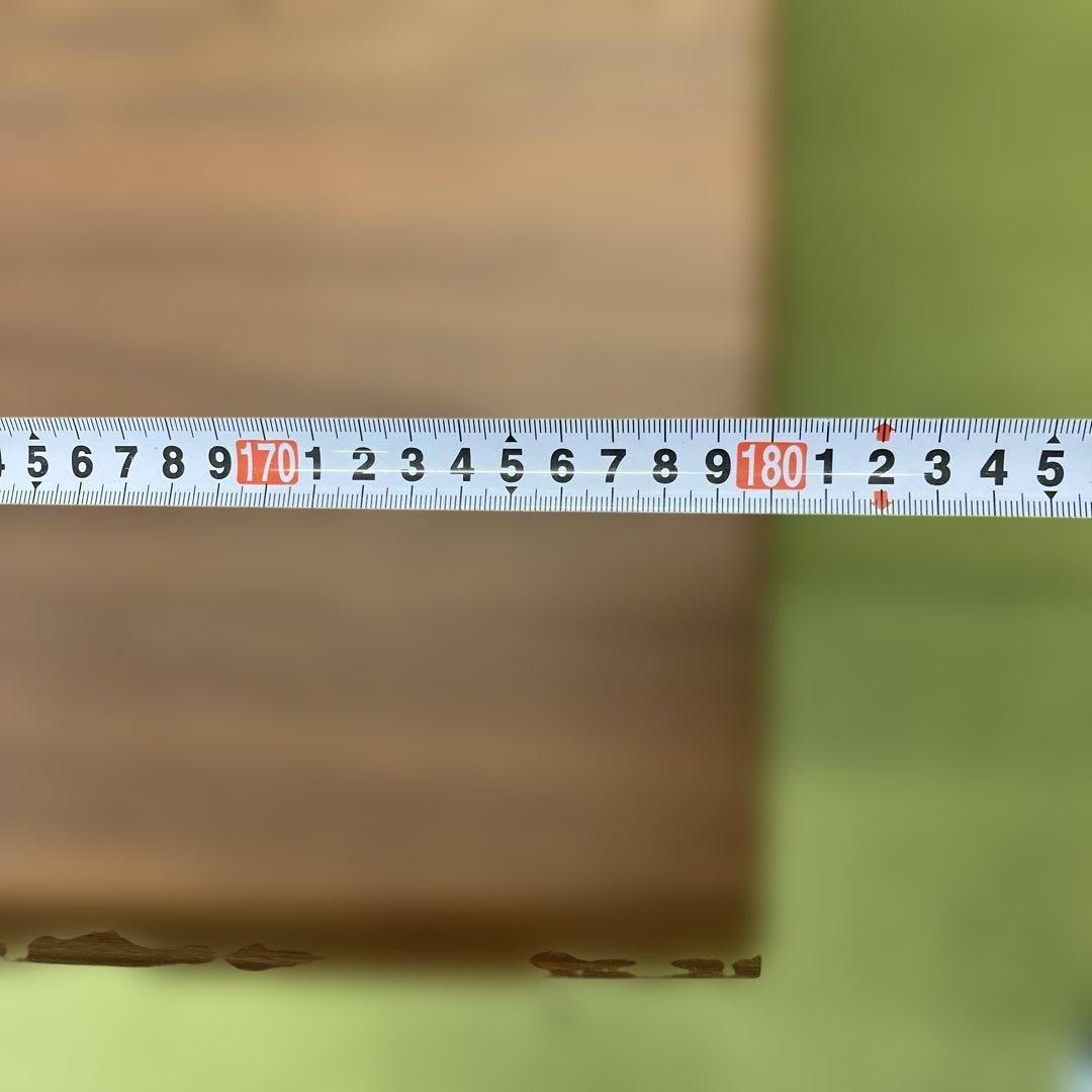 モダン木製ダイニングテーブル　直接引取り