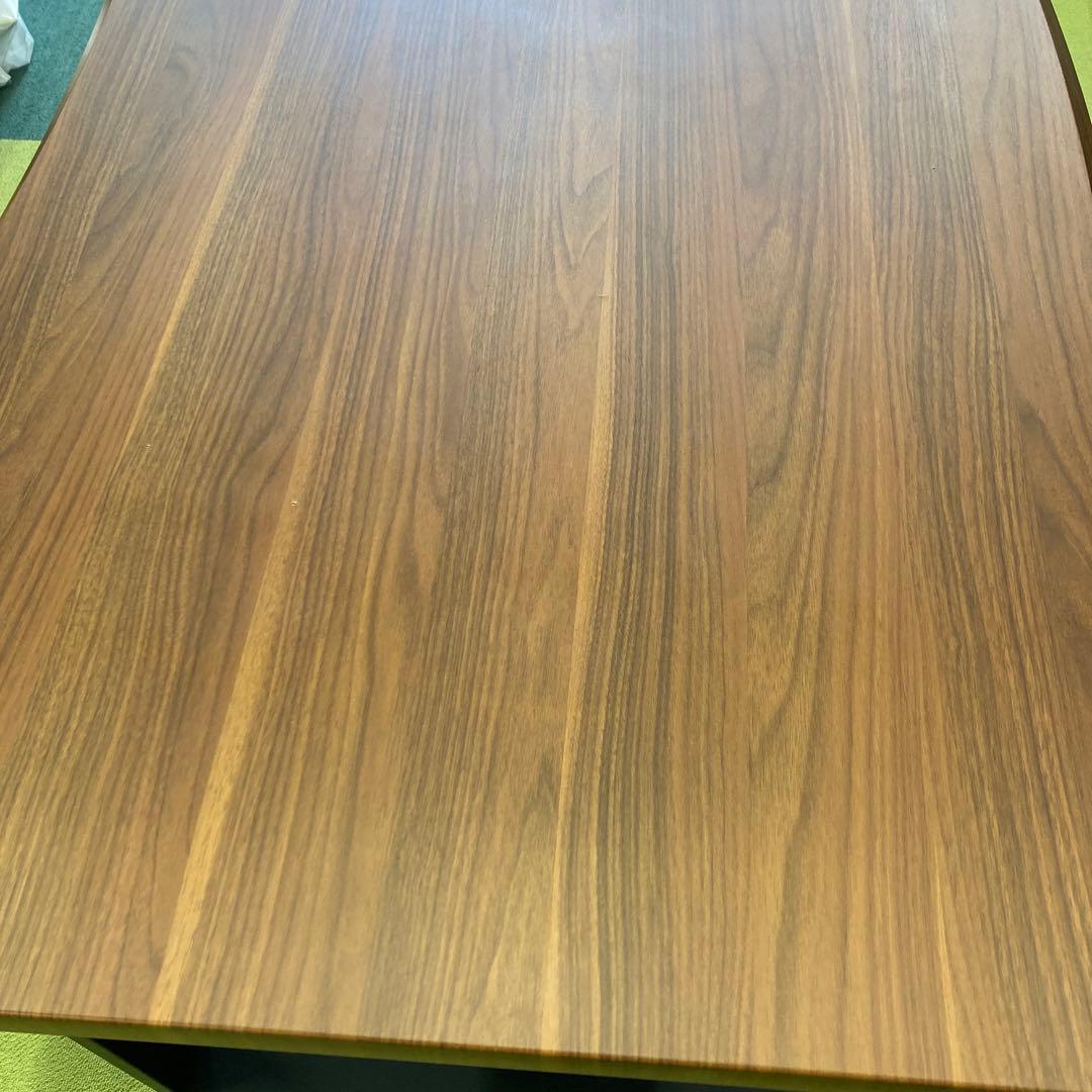 モダン木製ダイニングテーブル　直接引取り
