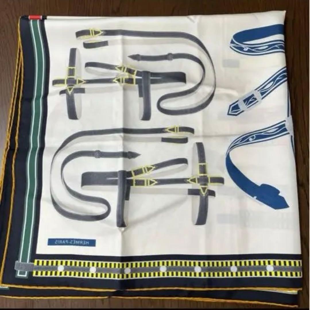 エルメス　HERMES カレ90　シルクスカーフ　レトルエケストル