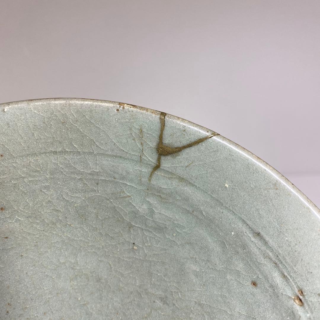 16世紀　高麗青磁茶碗　タサオ　口径15.5㎝　東里8-0130②