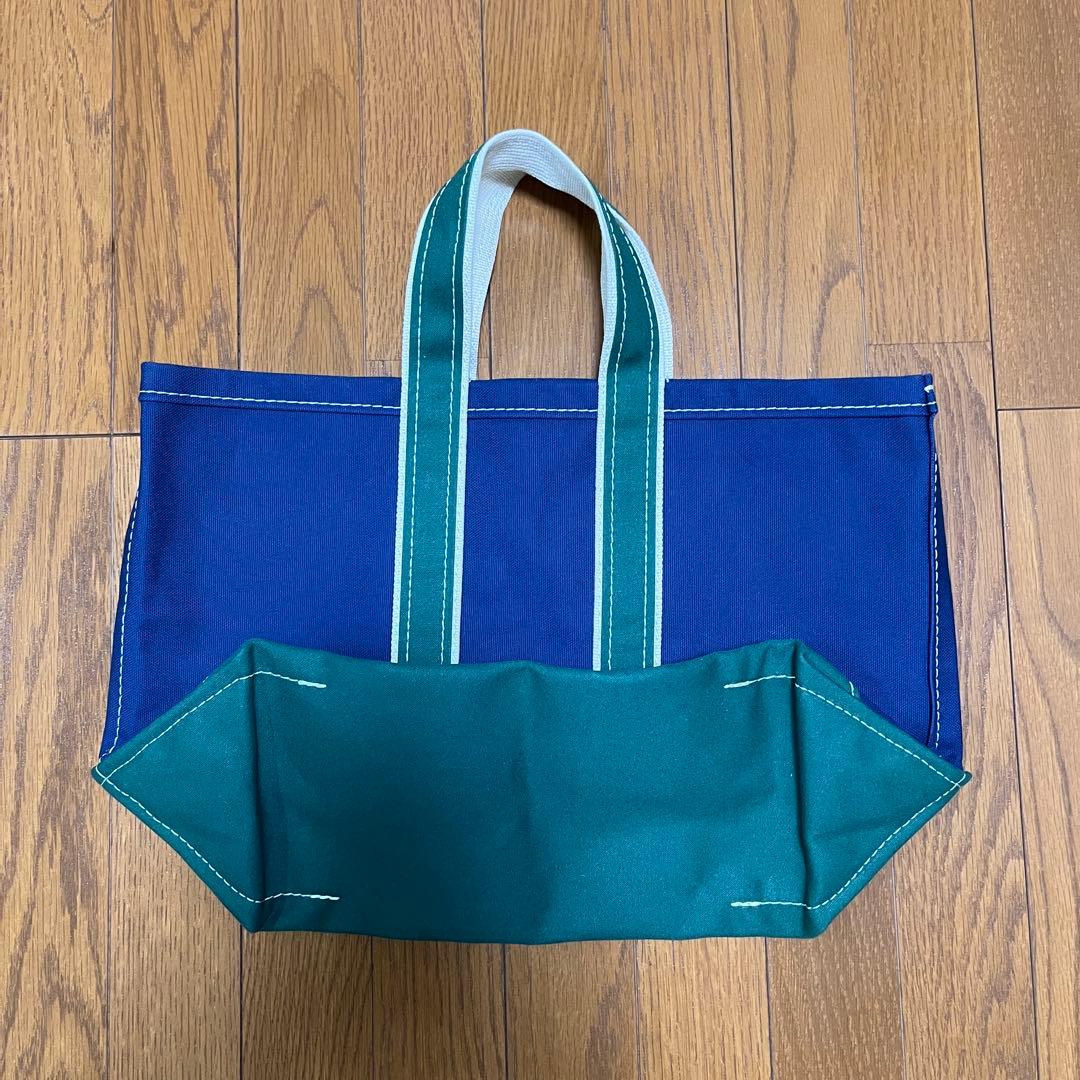 WORKERS K&TH Deluxe Tote Bag 【NVY×GRN】