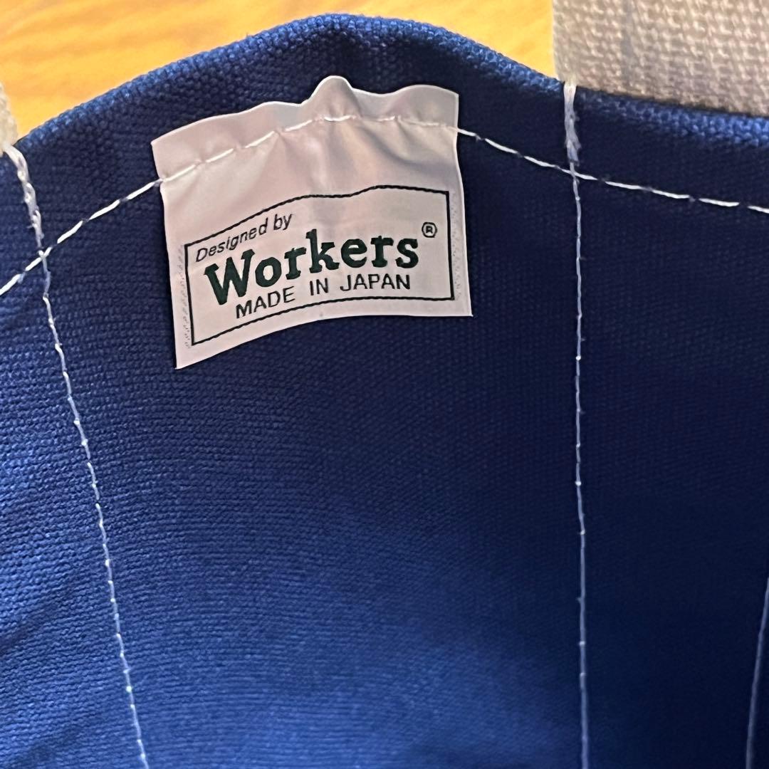 WORKERS K&TH Deluxe Tote Bag 【NVY×GRN】