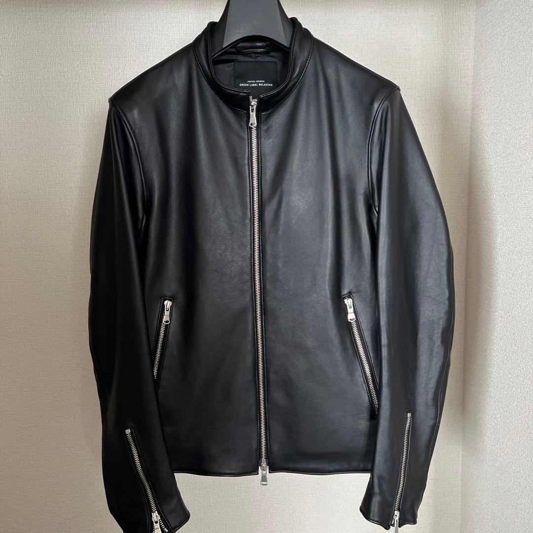 green label relaxing シングルレザージャケット