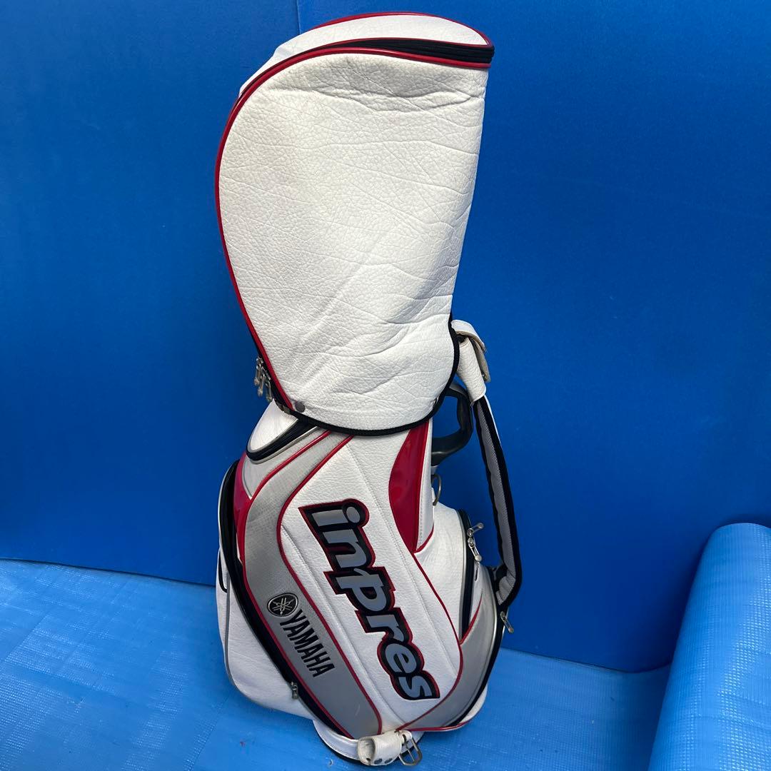 YAMAHA inpres キャディバッグ ホワイト/レッド