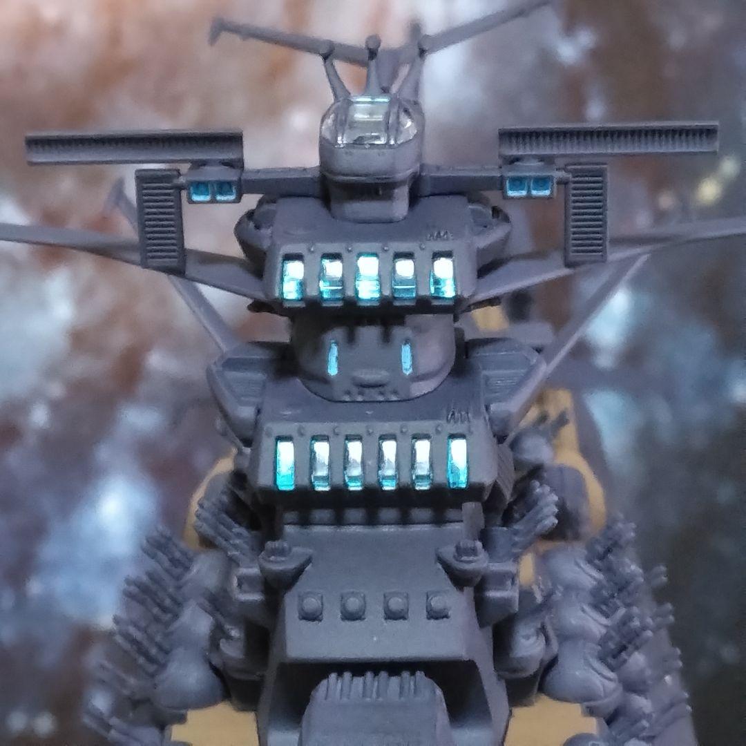 ワ*ル様 1/1000宇宙戦艦ヤマト3199 LED発光全塗装完成品
