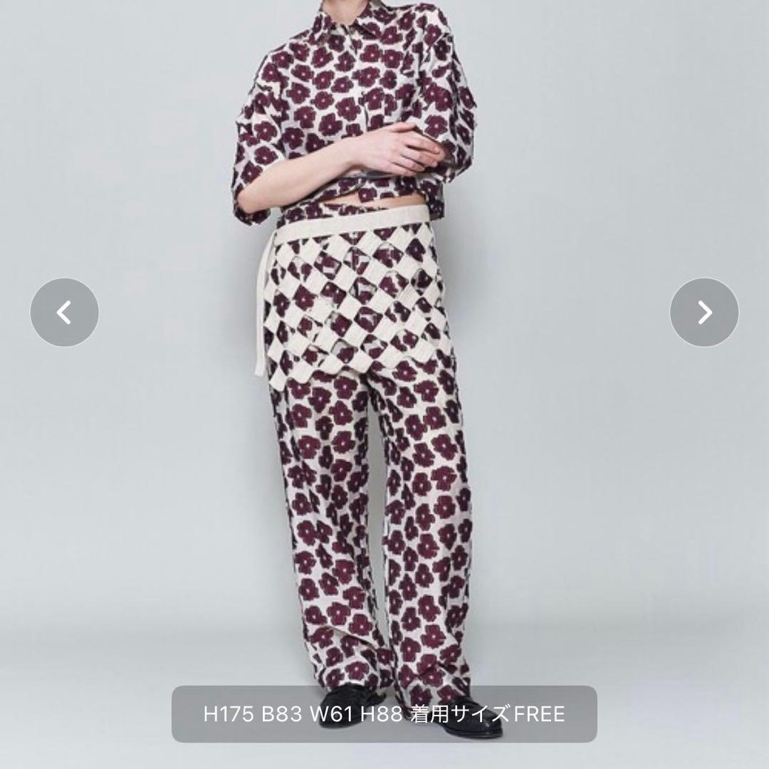 roku 6 カギバリスカート　ホワイト