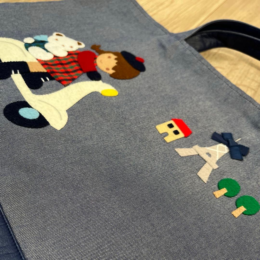 familiar ファミリア デニムバッグ