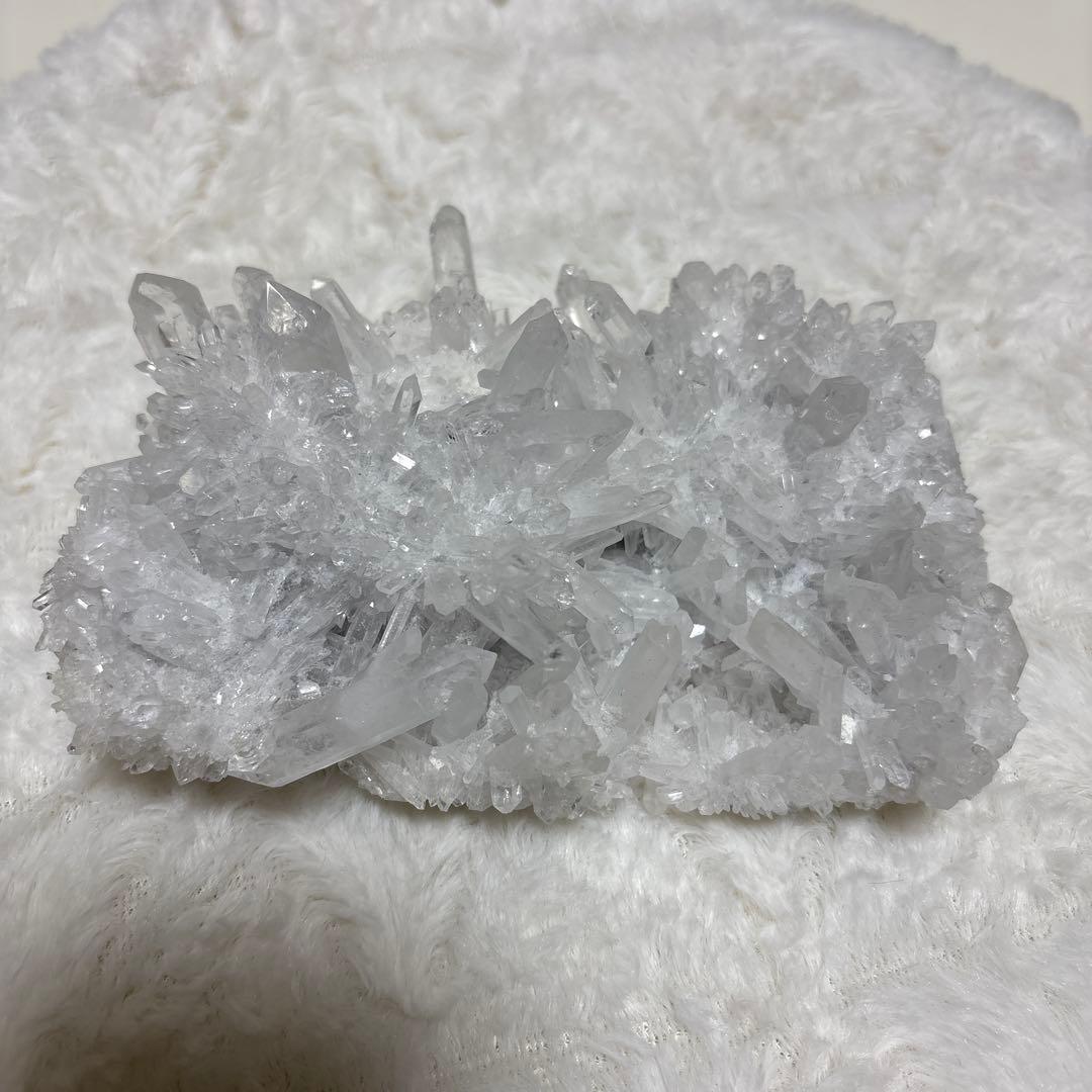 水晶クラスター　菊花水晶　ブレスレット浄化　天然石　置物