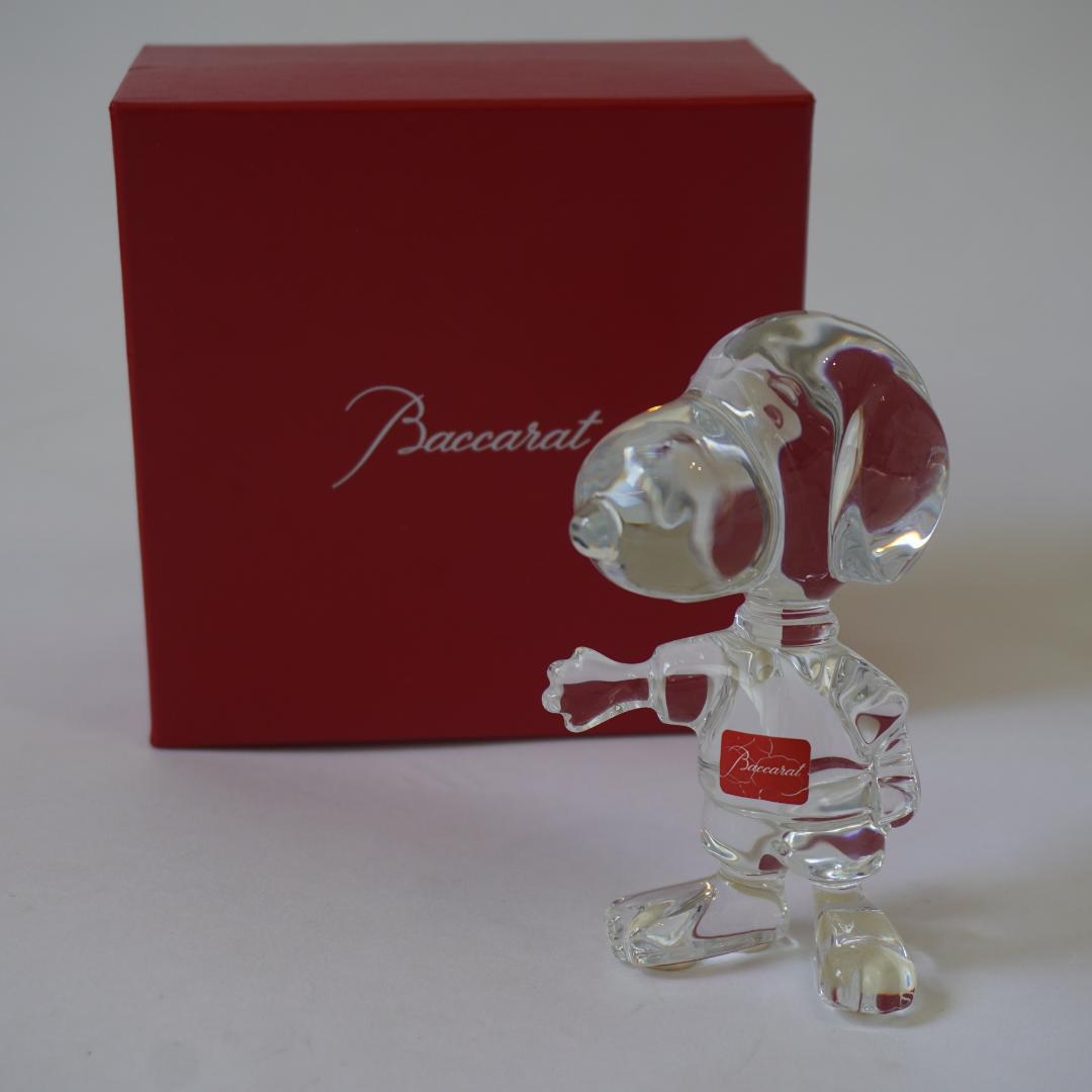 からしくん専用　Baccarat　バカラ　スヌーピー　箱あり　オブジェ　ガラス