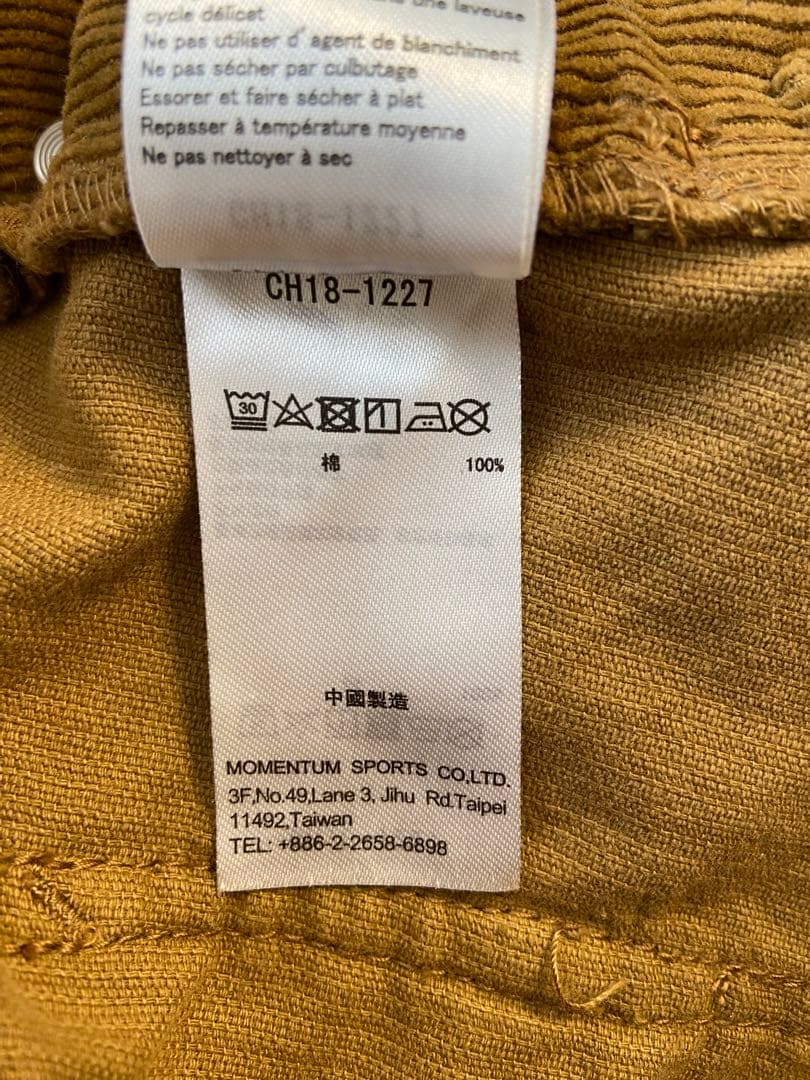 【新品】CHUMS オーバーオール　ジャンパースカート　コーデュロイ　Ｌサイズ