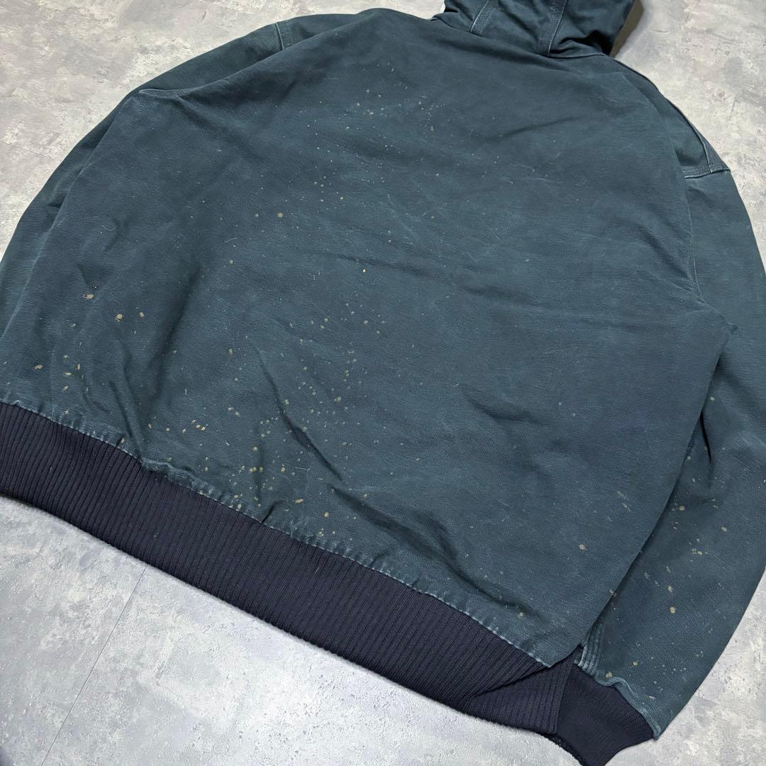 Carhartt アクティブジャケット キルティング ダック地 深緑 2XL