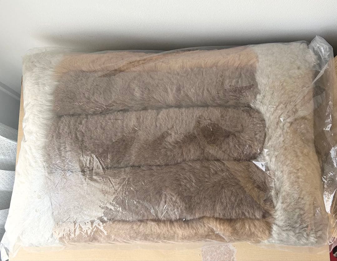 【新品未使用】日本製 ムートン枕 30×50cm 正規品 高級 天然羊毛