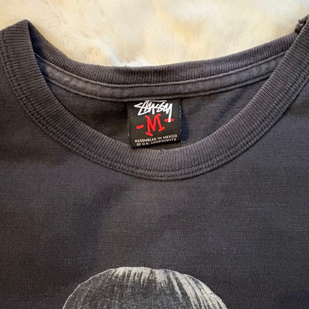 90s~00s old stussy ガールズプリントTシャツ