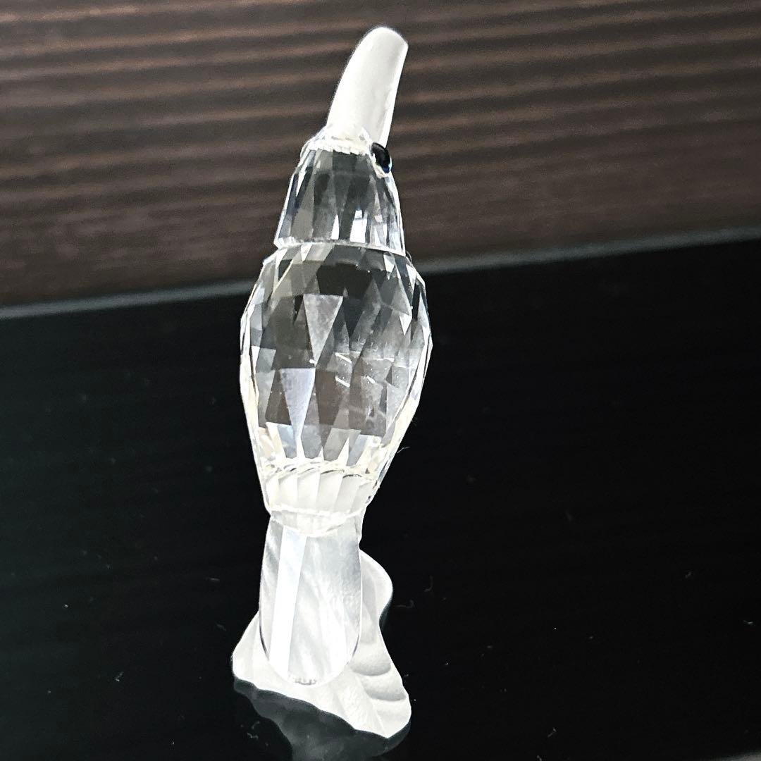 【希少】廃盤品 スワロフスキー フィギュリン オオハシ 鳥 置物