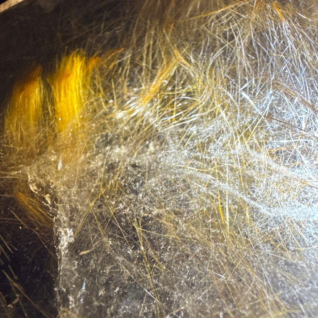 【極上品】スモーキールチル原石 ポイント 636g 台座付