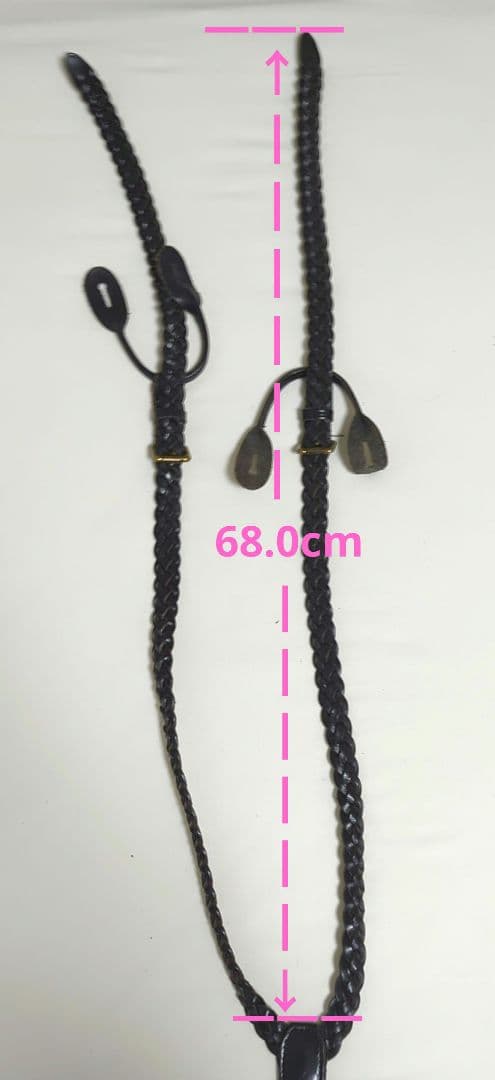 マサチューセッツ　Ralph Lauren　メッシュレザー　サスペンダー