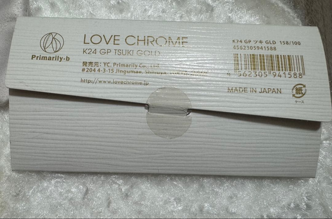 LOVE CHROME (R)K24GPツキ ゴールド コーム