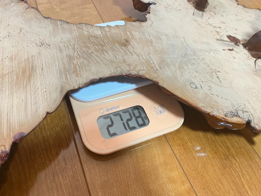 【天然一枚板】飾り台 盆栽台 花瓶台 座卓 足付き 大型 希少【光沢仕上げ】