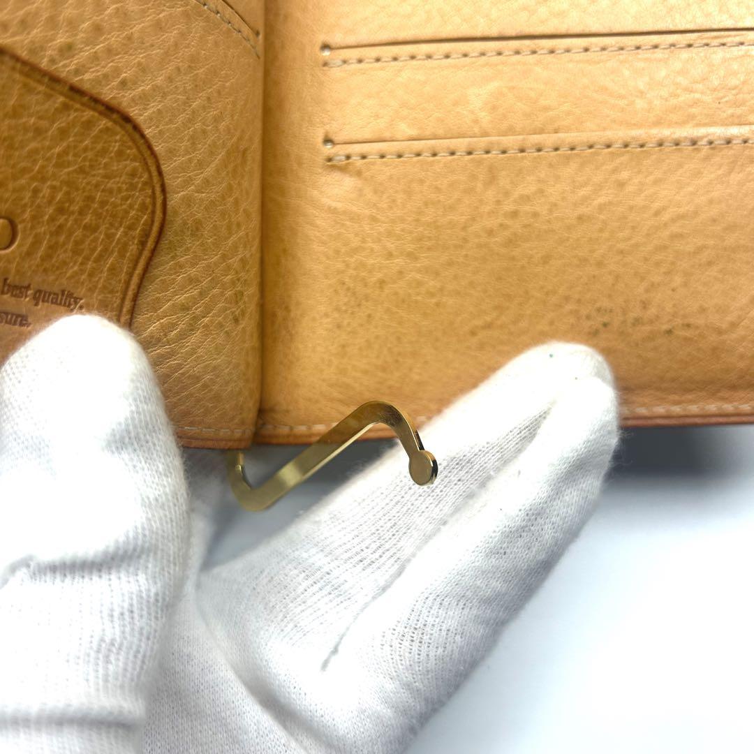 ★極美品★GANZO ガンゾ シンブライドル マネークリップ ２つ折り