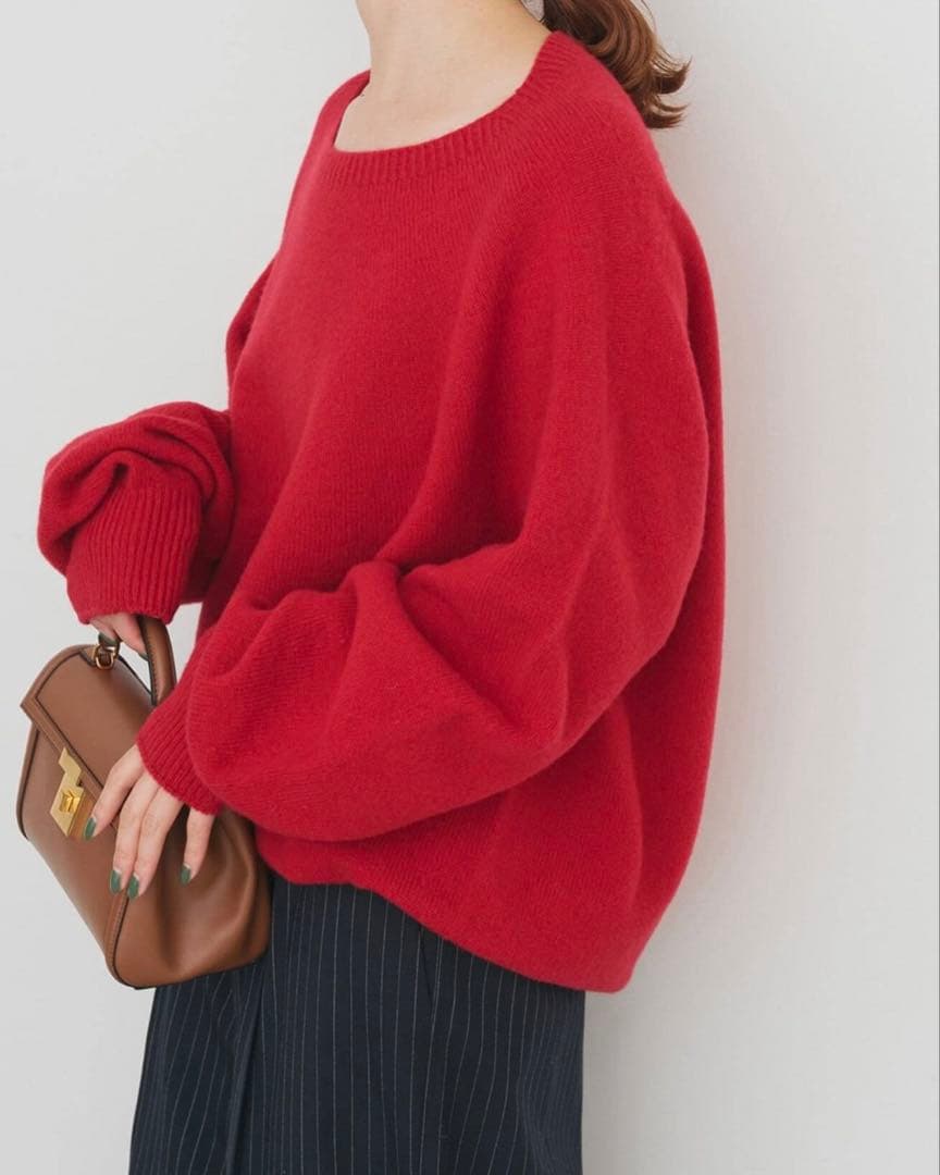 【Spick and Span】ニュアンスコクーンシルエットニット