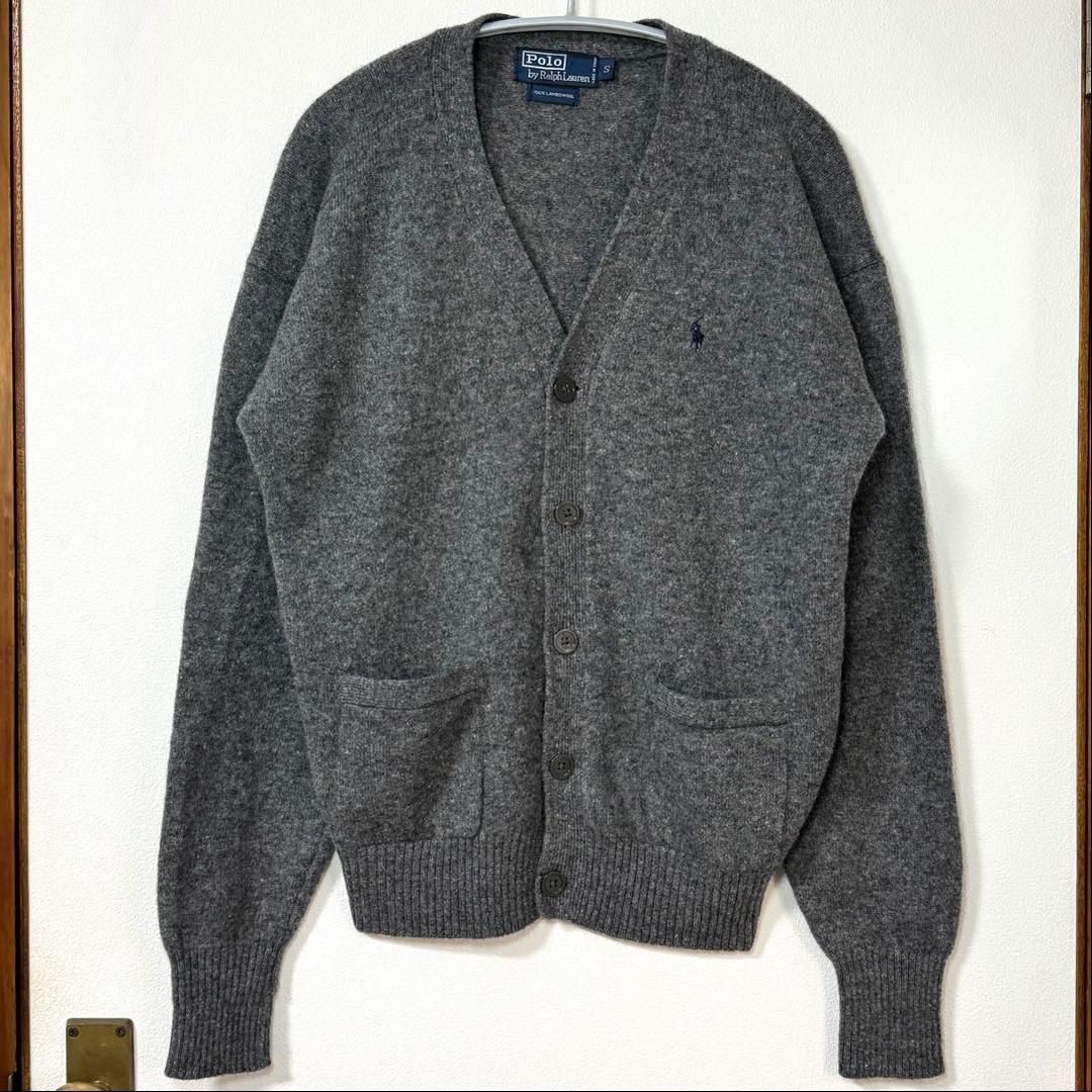 美品 POLO RalphLauren ポロラルフローレン ウール カーディガン