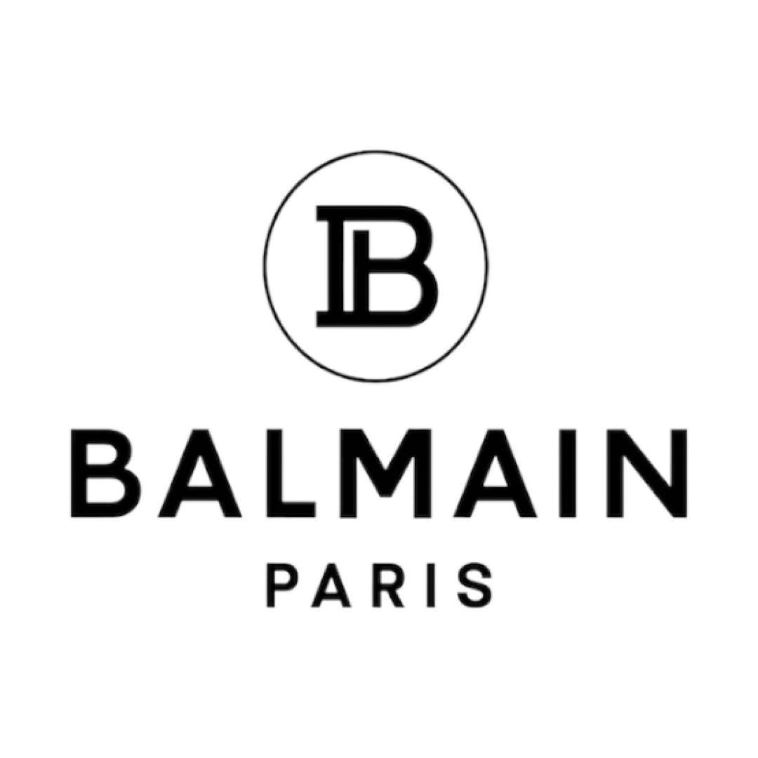 ちいBALMAIN ダウンコート ジャケット ブルーフォックスファー 美品