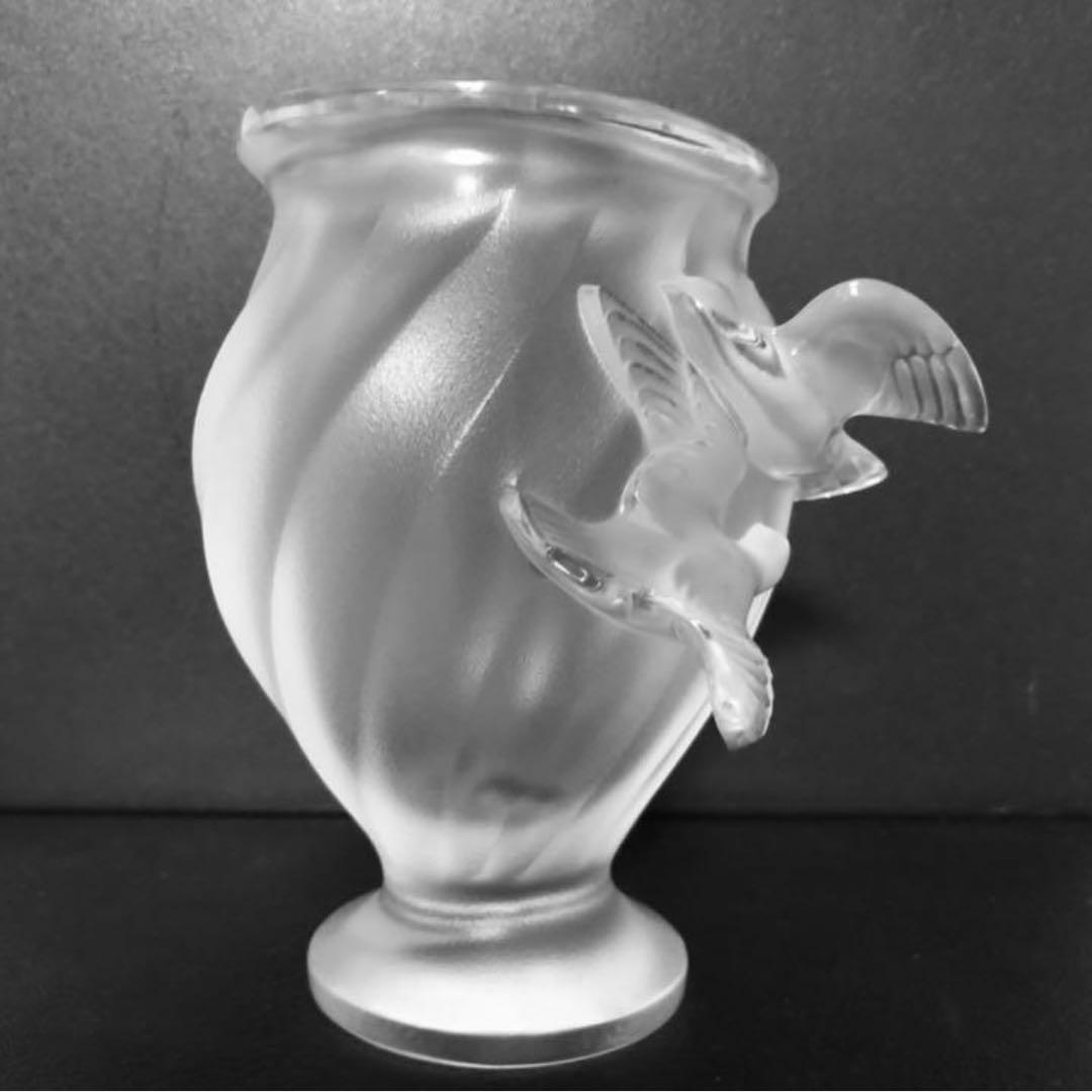 ⭐︎ご成約済み　希少【ロジーヌ】　ルネ・ラリック Lalique 花瓶　レア　美品