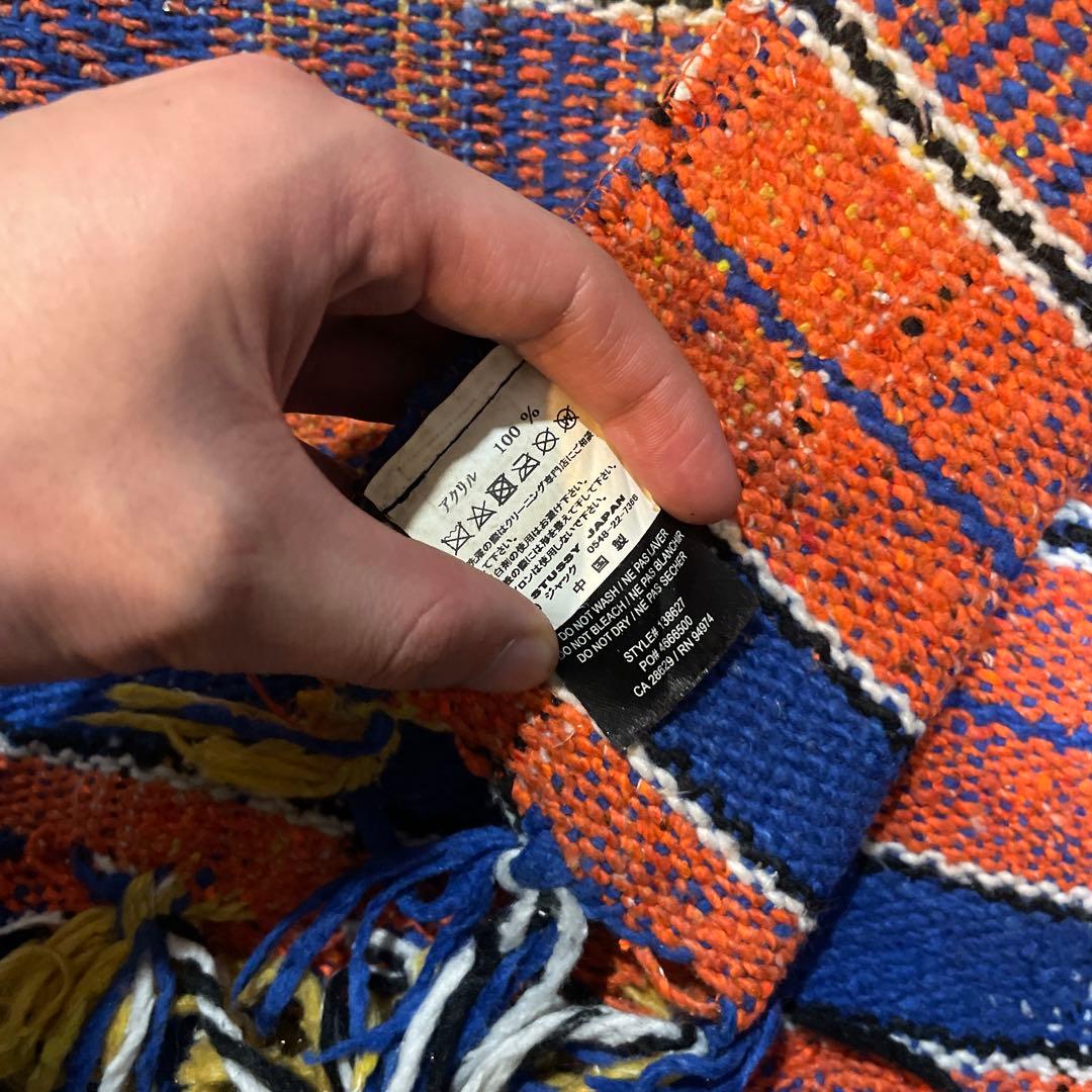 【希少】STUSSY 大判メキシカンラグ マット ブランケット