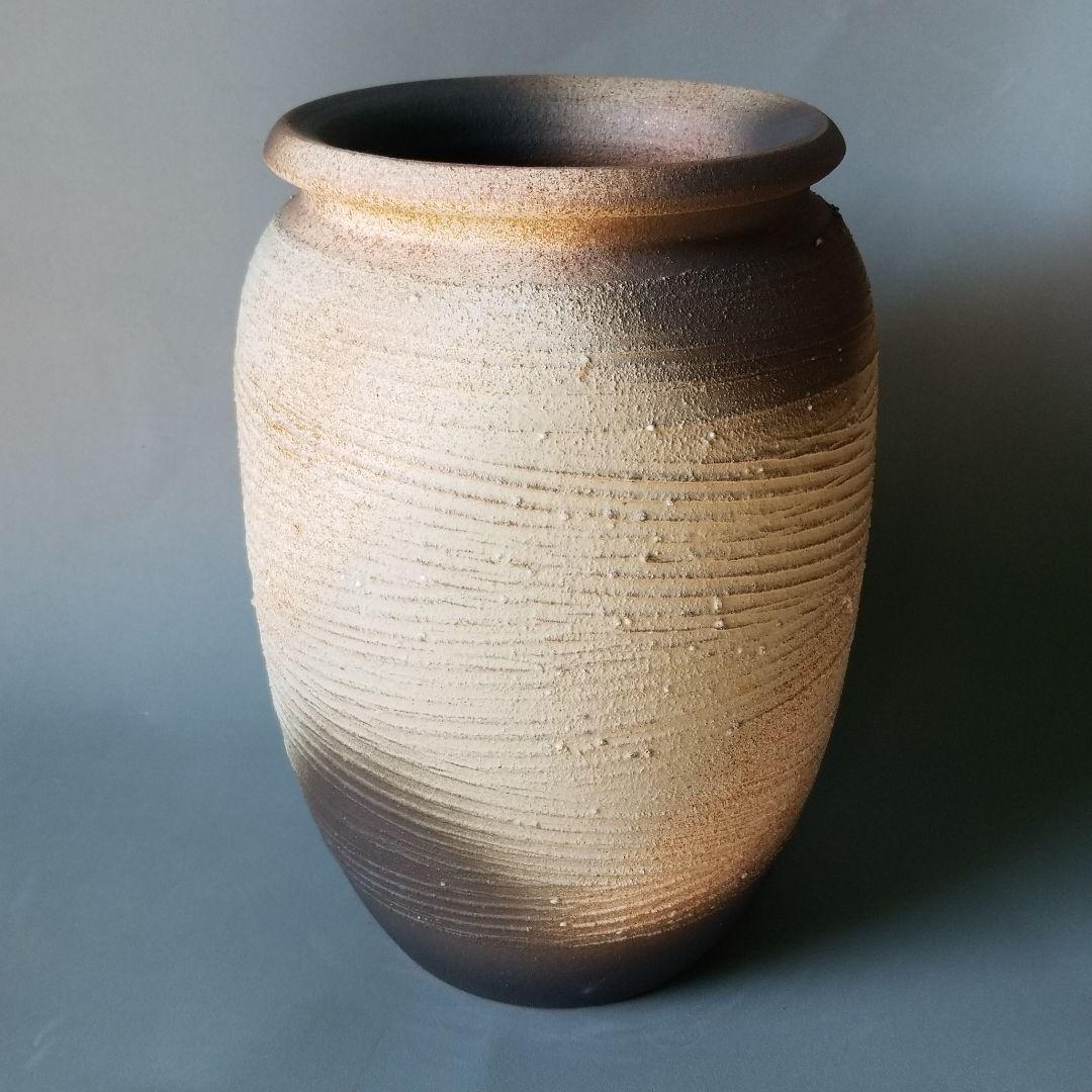 お値下げしました⤵信楽焼傘立て  ツボ型 高さ４５cm