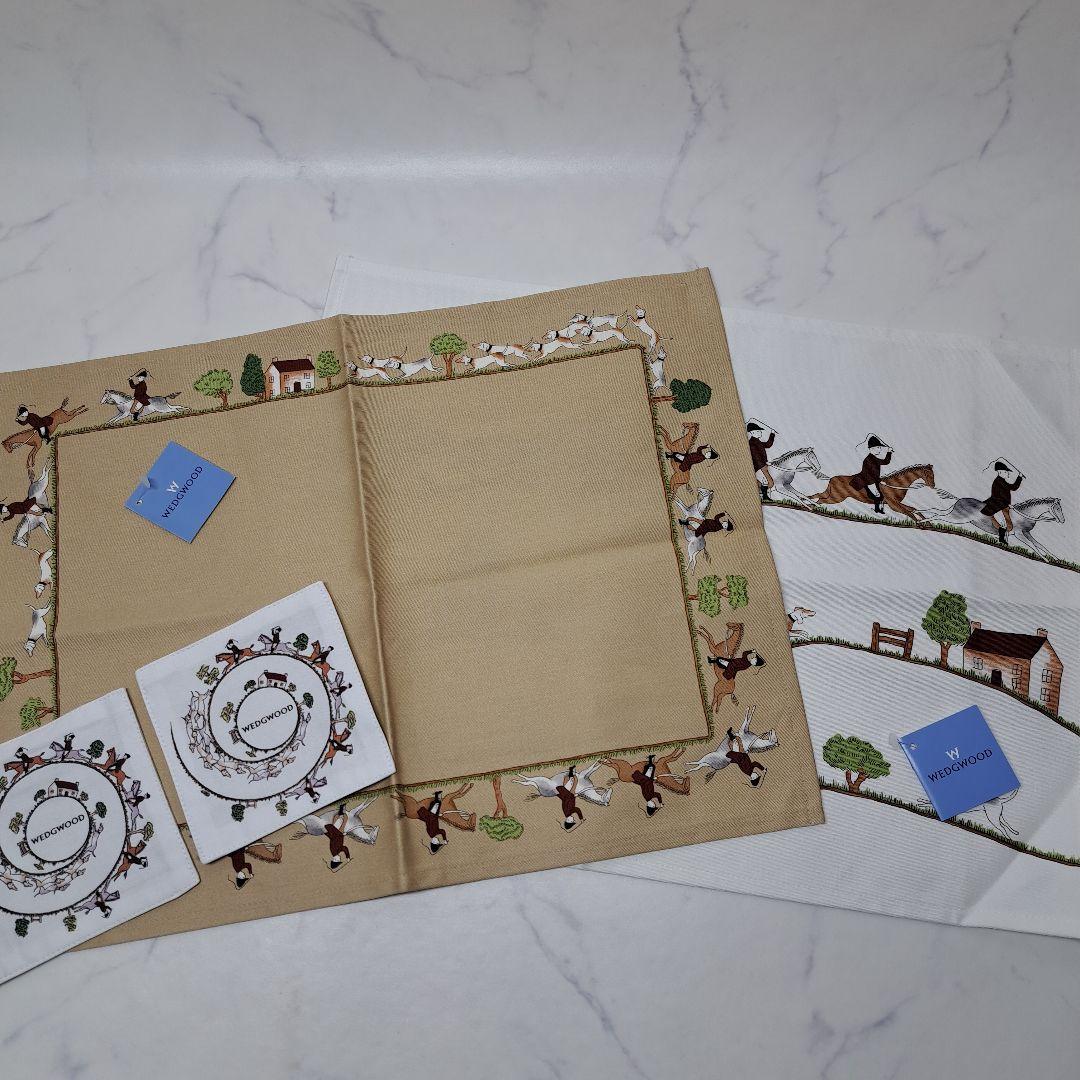ご*ょ様 20251125 ウェッジウッド　テーブルマット　コースター　ハンティ