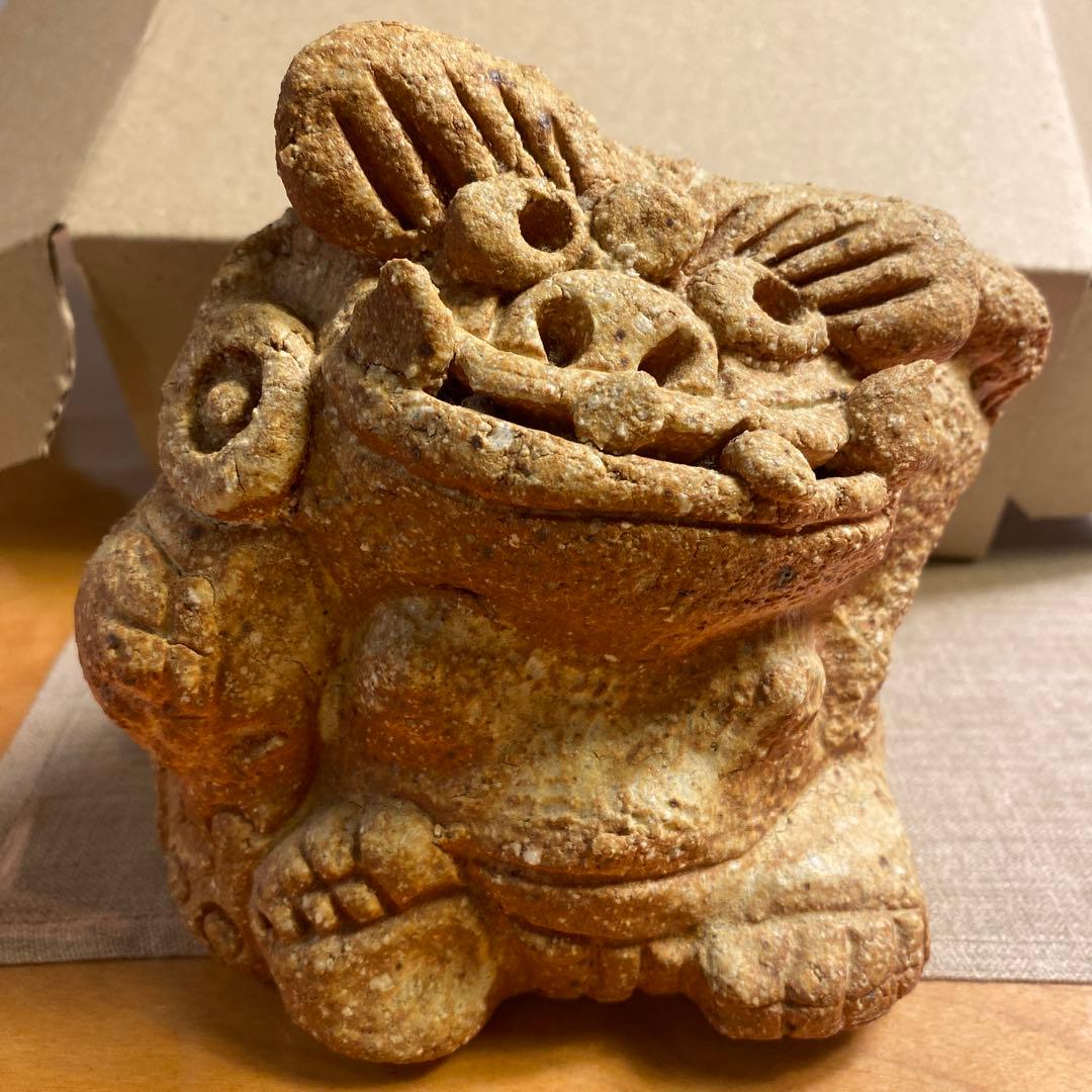 シーサー　鬼　作家もの