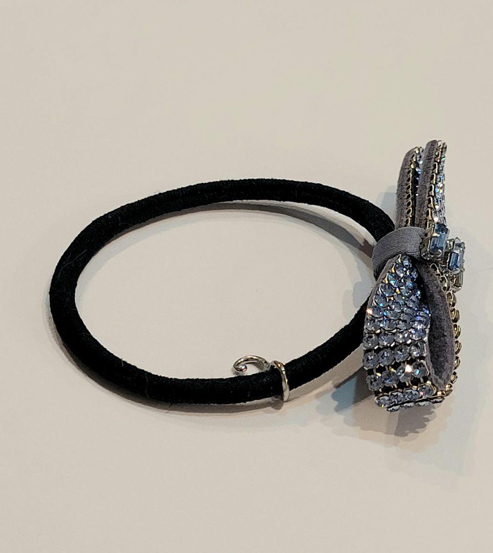 あやさま専用✴コンプレックスビズ✴クリスタルメッシュバゲッドポニー　ブルー