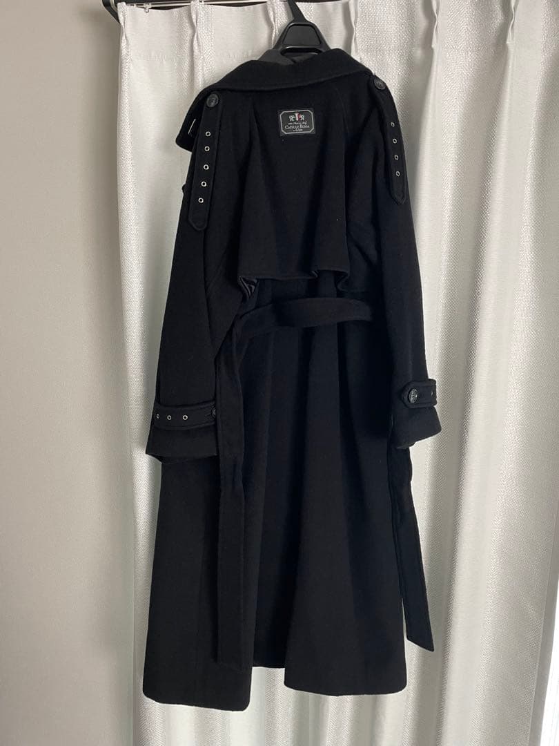 アクレントaclent Eyelet volume yoke coat
