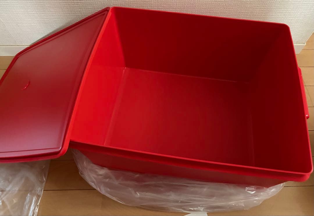 タッパーウェア ディープスーパーケース 赤