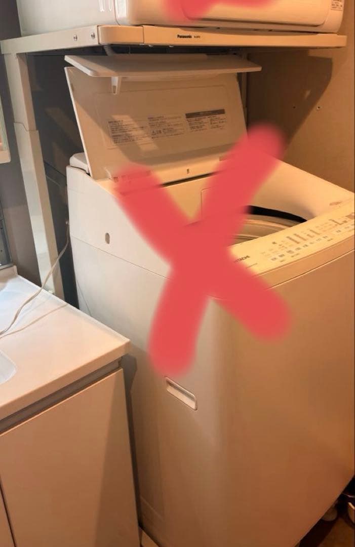 Panasonic 乾燥機用 スライド式ユニット台 N-UF21分解発送