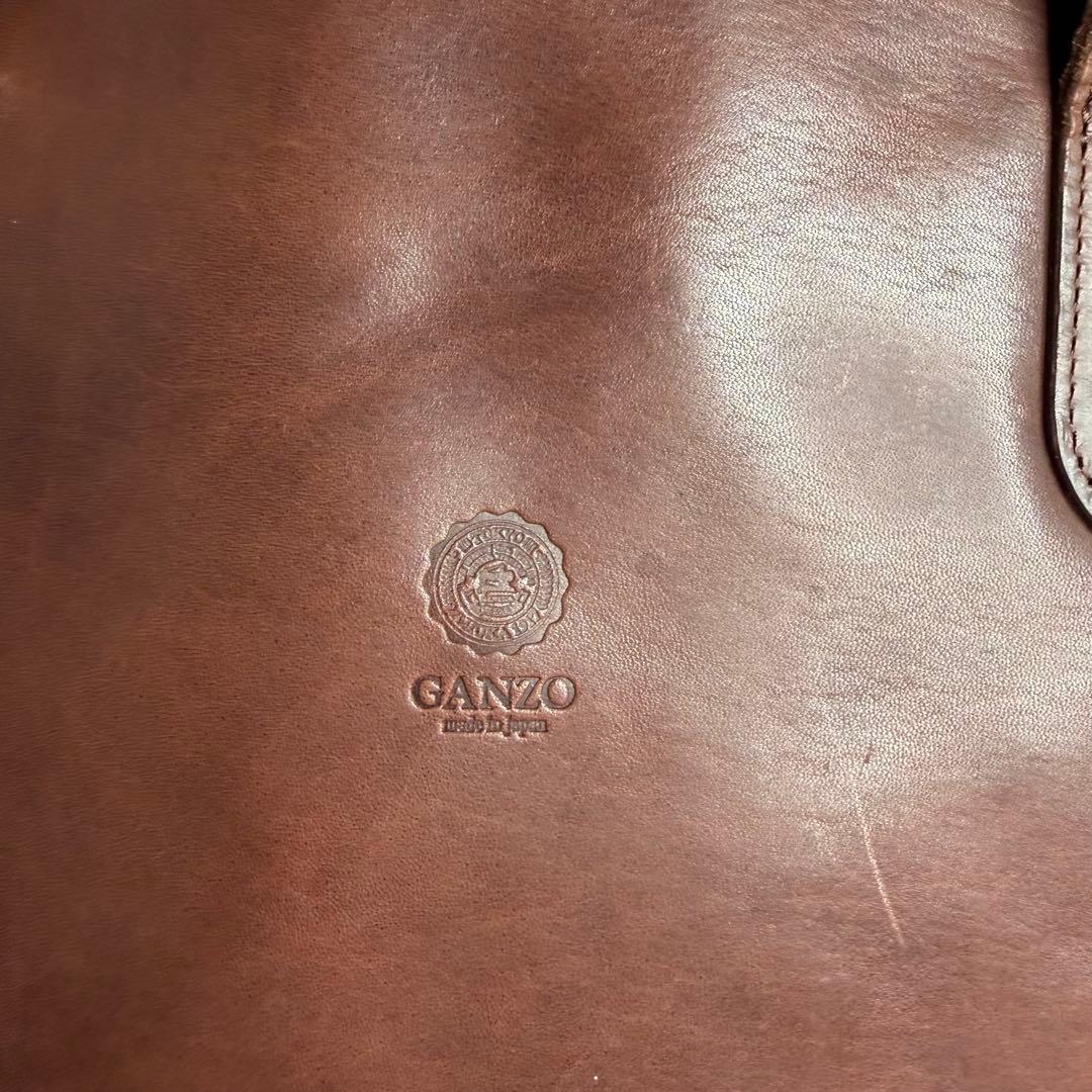 【激レア】GANZO サケット4 馬革 トートバッグ A4可 本革 ブラウン