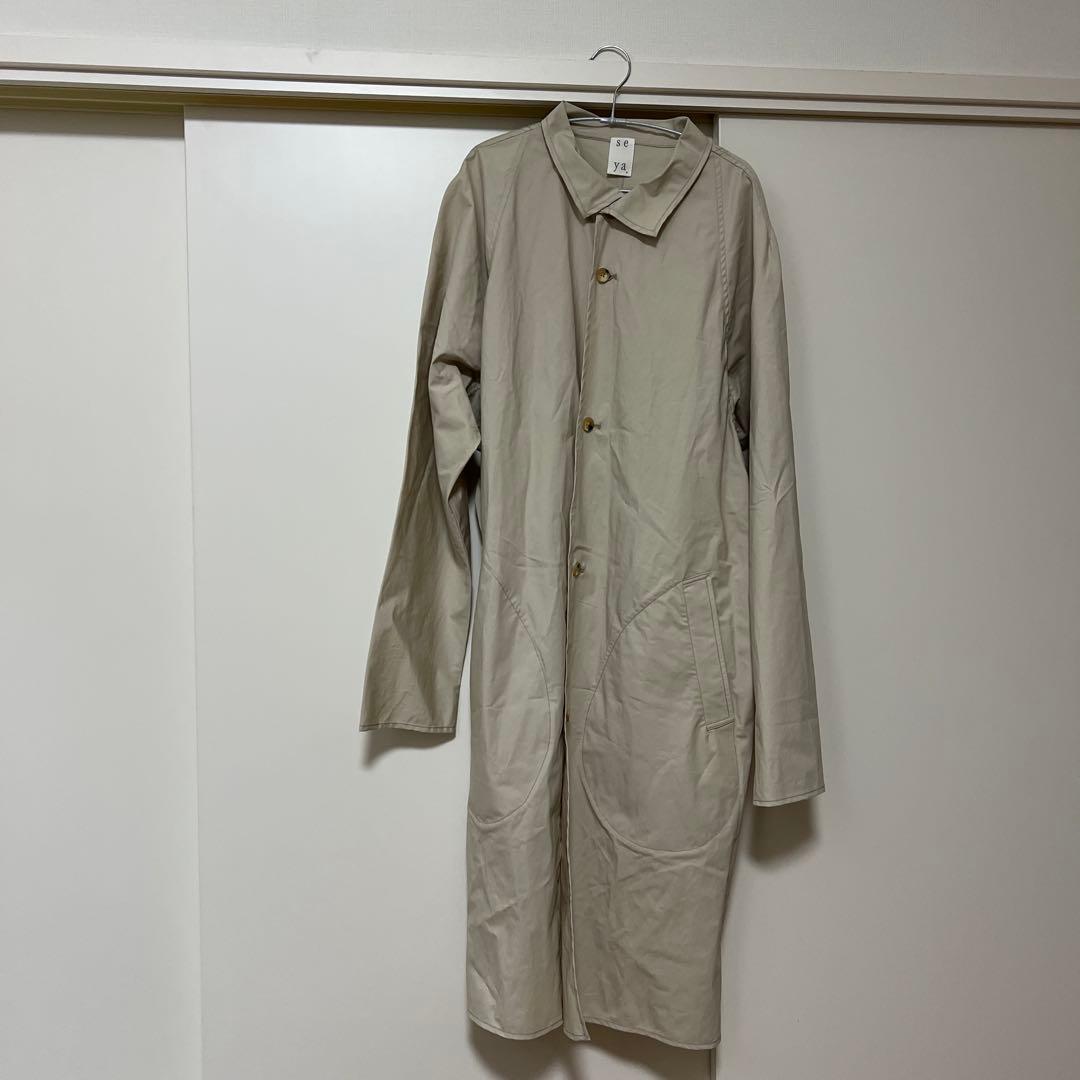 22SS seya. ZERO COAT SAND トレンチコート