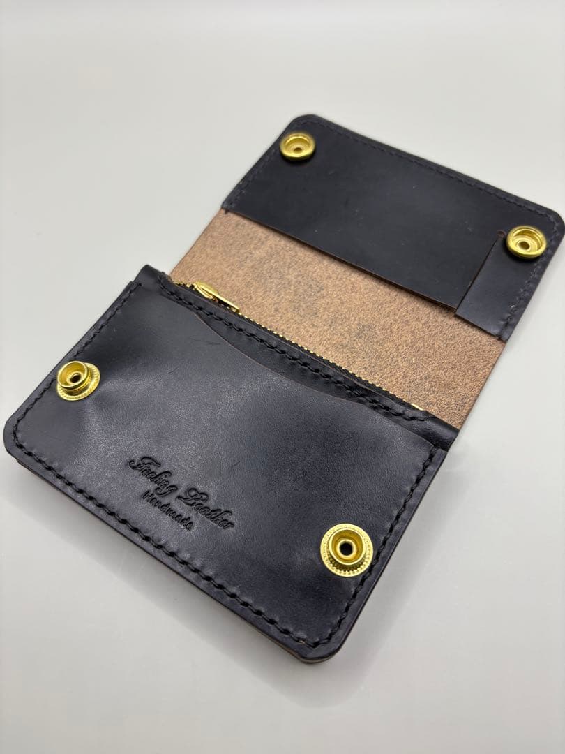 ショートトラッカーウォレット　HORWEEN　クロムエクセル(ホーウィン社)②