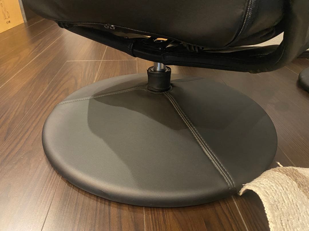 【引き取り限定】東馬 リクライニングチェア パーソナルソファ オットマン付き