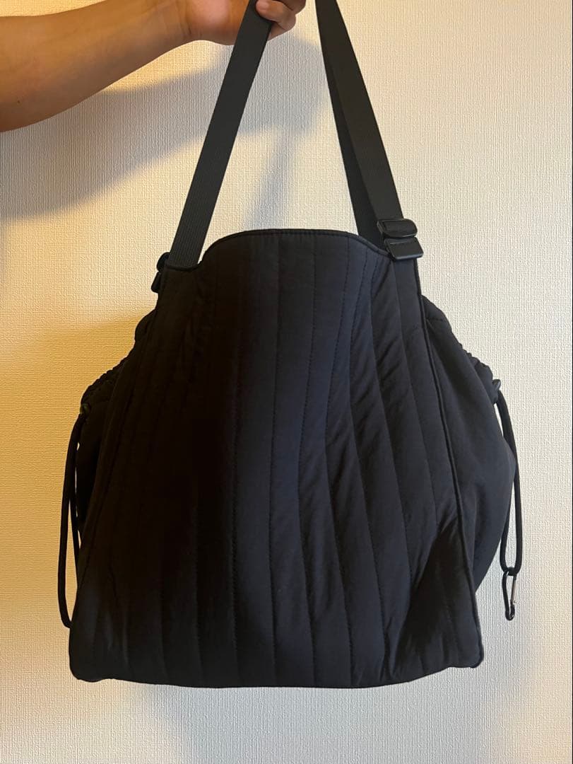 マザーズバック SOLPRESA キルティング ブラック