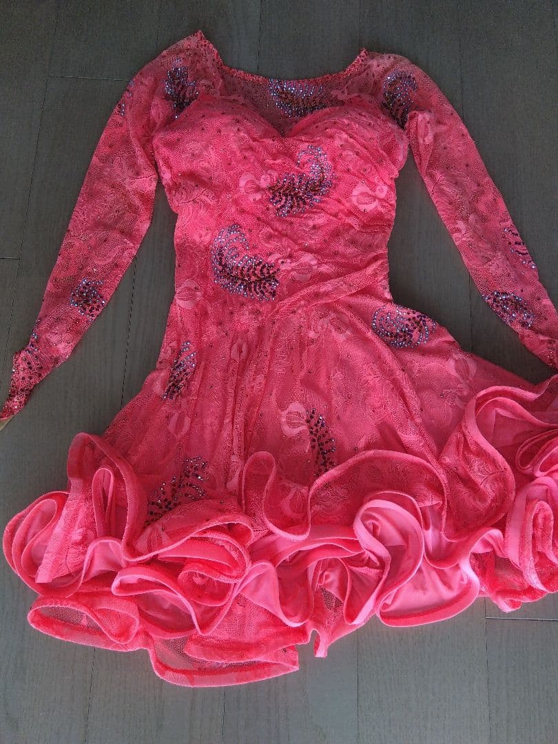 ラ*ラ様 社交ダンス　チャコットドレス