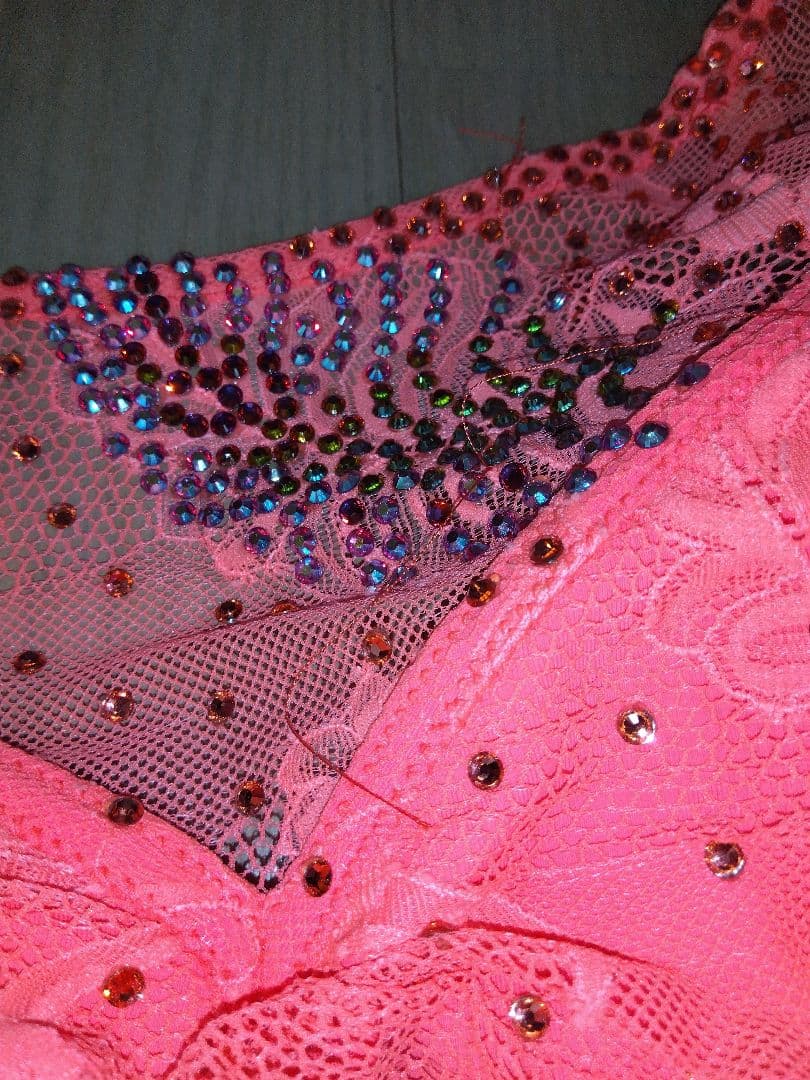 ラ*ラ様 社交ダンス　チャコットドレス