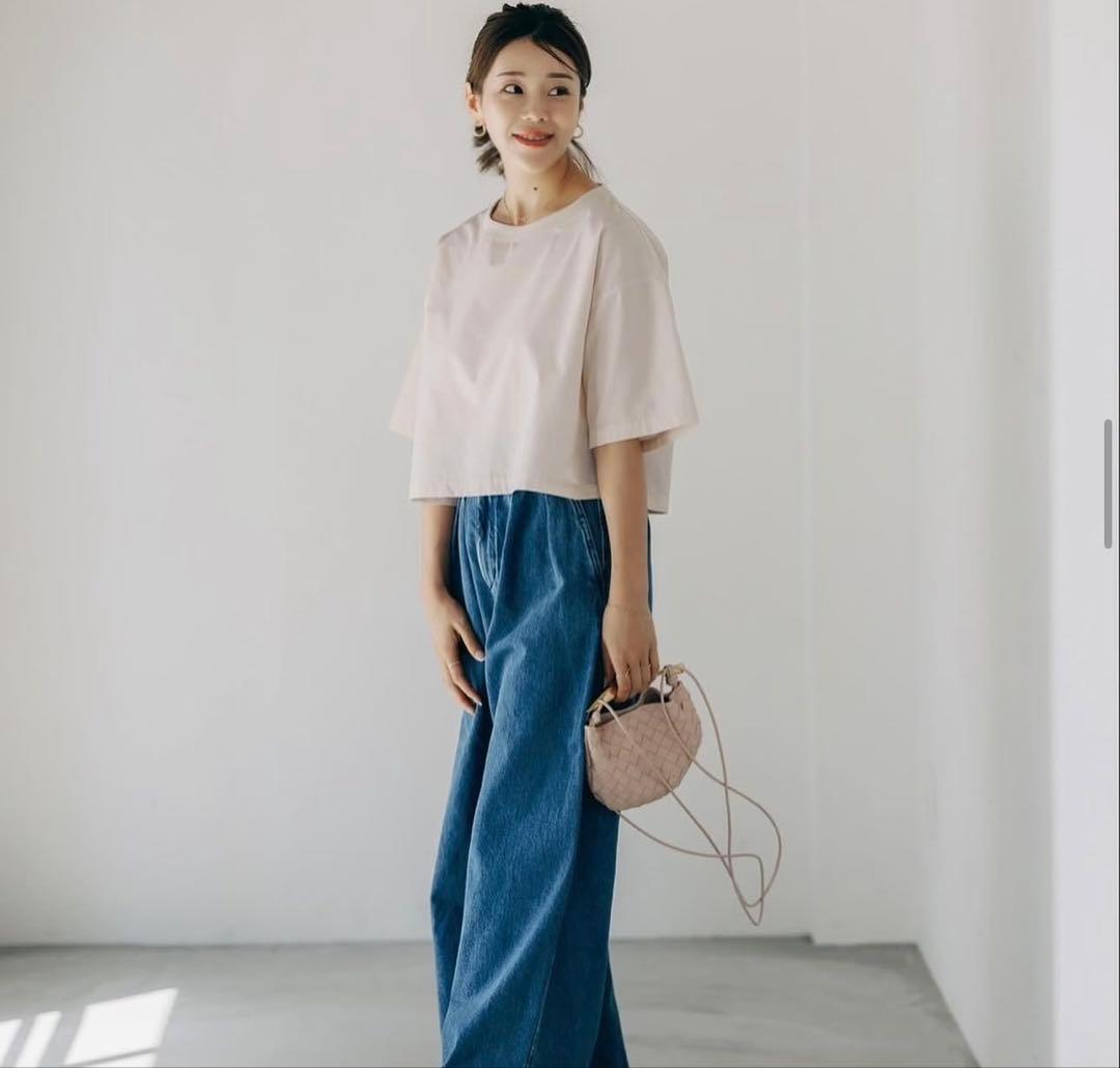 pois blouse tee ピンク ポワ