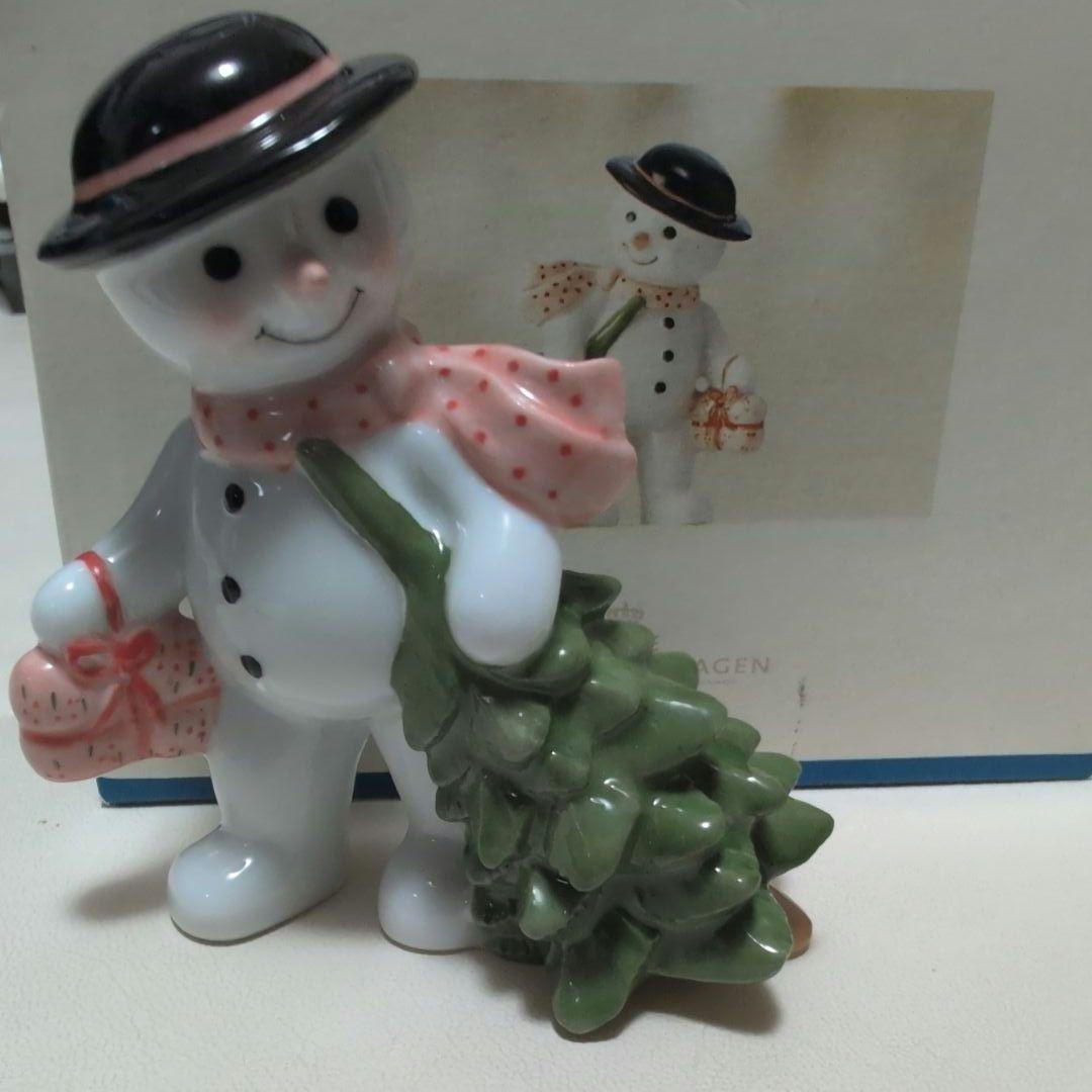 ロイヤルコペンハーゲン スノーマン 2010 フィギュリン 父母子3体セット