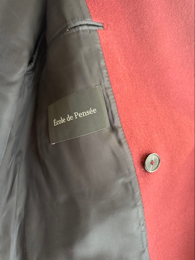 ecole de pensee カシミア混　オーバサイズ　コート　44