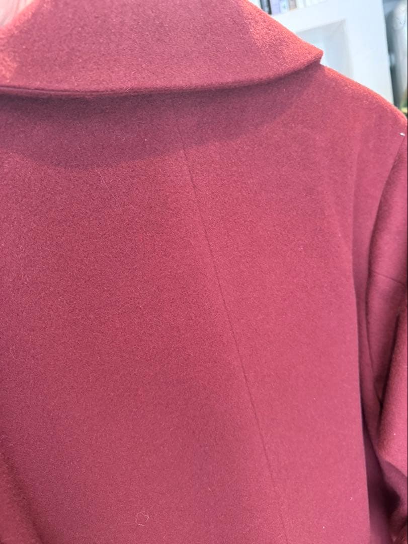 ecole de pensee カシミア混　オーバサイズ　コート　44