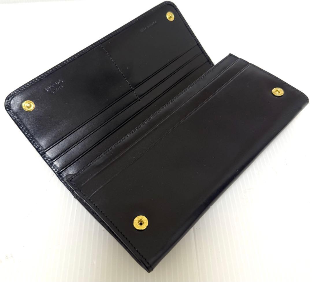 未使用保管品♪ 京都大丸購入品 プラダ 長財布 サフィアーノ二つ折り長財布
