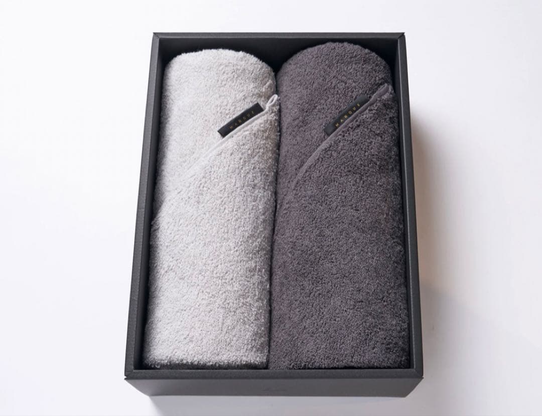 【新品　未使用　箱付き】 育てるタオル2枚セット　バス用品　ギフト　MARQUE